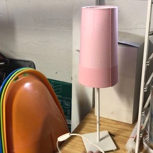 A pink lamp!